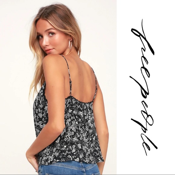 Free People Kora Printed Floral Cami Size XS - Picture 3 of 5